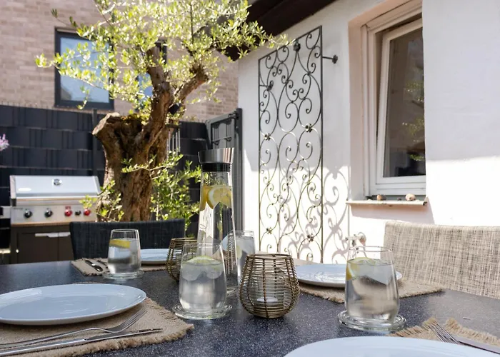 公寓 Denkmalgeschuetztes Fachwerkhaus Im Zentrum Mit Garage